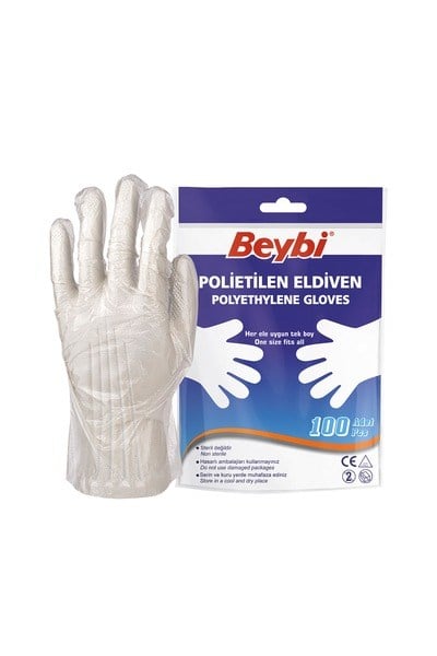 FGRWZ378Beybi PET (Polietilen) Eldiven - 100'lük PoşetBeybi PET (Polietilen) Eldiven - 100lük Poşet{ubercoelektromarket}
