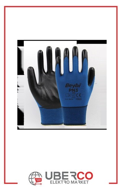 EHNVXY39XY 9-CT-MV-SYBeybi PN3 Polyester Örme Nitril Eldiven NO: 9 - Mavi\Siyah - ÇiftBeybi PN3 Polyester Örme Nitril Eldiven NO: 9 - Mavi\Siyah - Çift{ubercoelektromarket}