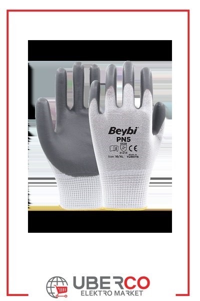 EHNVXY39 9-CT-KR-SYBeybi PN5 Polyester Örme Nitril Eldiven NO: 9 - Çift - Kırmızı\SiyahBeybi PN5 Polyester Örme Nitril Eldiven NO: 9 - Çift{ubercoelektromarket}