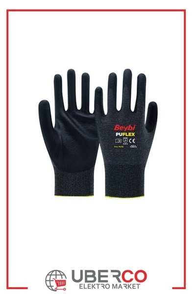 QJCRX55DT1 10-CTBeybi PU FLEX  Poliüretan Kaplı Polyester Örme Eldiven NO: 10 - ÇiftBeybi PU FLEX Poliüretan Kaplı Polyester Örme Eldiven NO: 10{ubercoelektromarket}