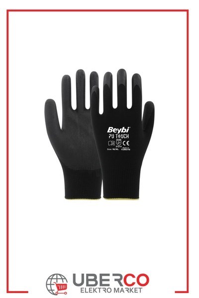 BFHMNRYZ 7-CTBeybi Pu Touch Poliüretan Kaplı Polyester Örme Eldiven NO: 7 - ÇiftBeybi Pu Touch Poliüretan Kaplı Polyester Örme Eldiven NO: 7{ubercoelektromarket}