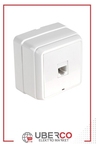 2160 136 0201Bron Bron Sıva Üstü Data Prizi 1*Rj45 (Cat5) - BeyazBron Bron Sıva Üstü Data Prizi 1*Rj45 - Beyaz | MUTLUSAN{ubercoelektromarket}