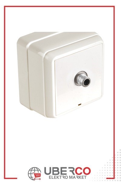 2160 166 0202Bron Bron Sıva Üstü Sat Prizi (Geçişli) 4Db/F Konnektör - KremBron Bron Sıva Üstü Sat Prizi 4Db-F Konnektör - Krem{ubercoelektromarket}