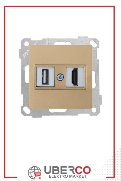 2100 459 0180Candela Mek+Tuş 1*USB/1*Hdmı Priz - Antik AltınCandela Mek+Tuş 1*USB-1*Hdmı Priz - Antik Altın | MUTLUSAN{ubercoelektromarket}