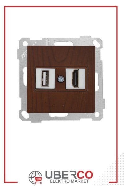 2100 459 0157Candela Mek+Tuş 1*USB/1*Hdmı Priz - CevizCandela Mek+Tuş 1*USB-1*Hdmı Priz - Ceviz | MUTLUSAN{ubercoelektromarket}