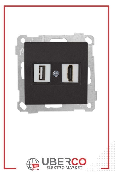 2100 459 0184Candela Mek+Tuş 1*USB/1*Hdmı Priz - SiyahCandela Mek+Tuş 1*USB-1*Hdmı Priz - Siyah | MUTLUSAN{ubercoelektromarket}