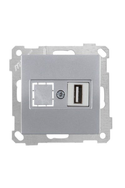 2100 455 0182Candela Mek+Tuş 1*USB Priz - İnoxCandela Mek+Tuş 1*USB Priz - İnox | MUTLUSAN{ubercoelektromarket}