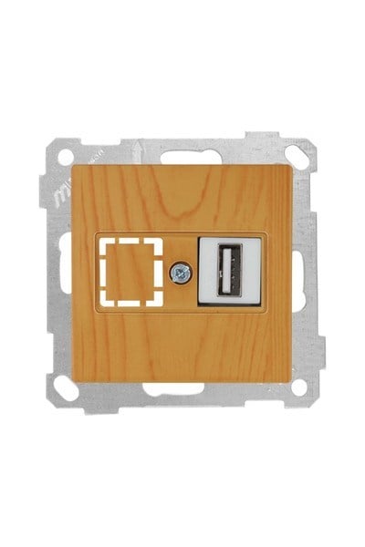 2100 455 0158Candela Mek+Tuş 1*USB Priz - MeşeCandela Mek+Tuş 1*USB Priz - Meşe | MUTLUSAN{ubercoelektromarket}