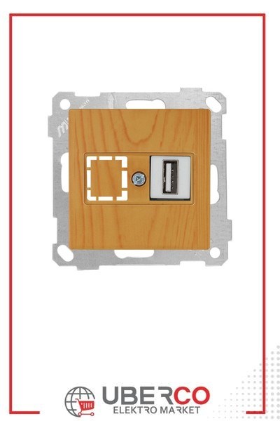 2100 455 0158Candela Mek+Tuş 1*USB Priz - MeşeCandela Mek+Tuş 1*USB Priz - Meşe | MUTLUSAN{ubercoelektromarket}