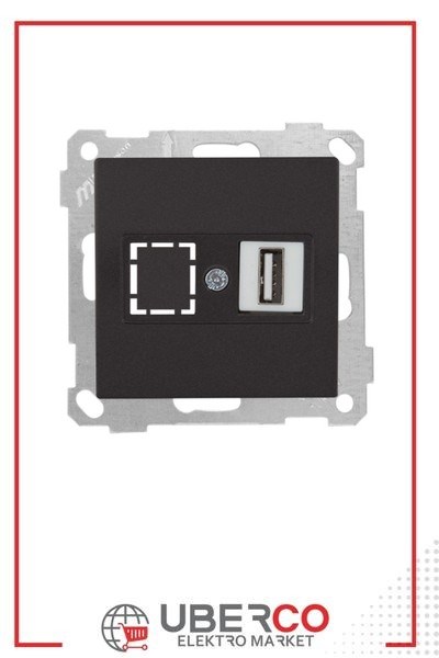 2100 455 0184Candela Mek+Tuş 1*USB Priz - SiyahCandela Mek+Tuş 1*USB Priz - Siyah | MUTLUSAN{ubercoelektromarket}