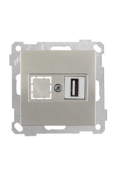 2100 455 0183Candela Mek+Tuş 1*USB Priz - TitanyumCandela Mek+Tuş 1*USB Priz - Titanyum | MUTLUSAN{ubercoelektromarket}