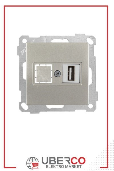 2100 455 0183Candela Mek+Tuş 1*USB Priz - TitanyumCandela Mek+Tuş 1*USB Priz - Titanyum | MUTLUSAN{ubercoelektromarket}
