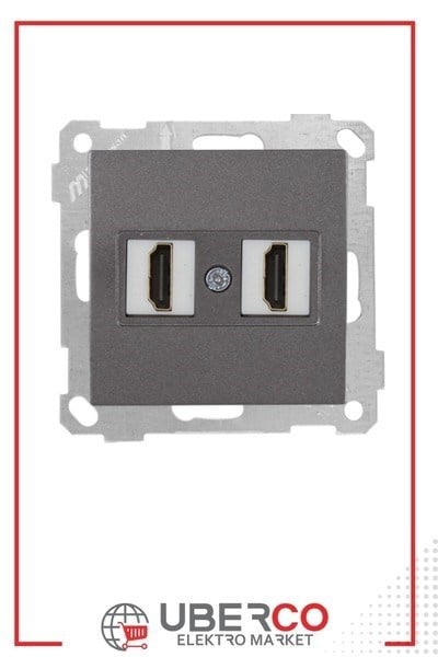 2100 458 0195Candela Mek+Tuş 2*Hdmı Priz - FümeCandela Mek+Tuş 2*Hdmı Priz - Füme | MUTLUSAN{ubercoelektromarket}