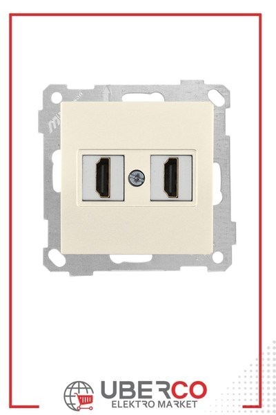 2100 458 0102Candela Mek+Tuş 2*Hdmı Priz - KremCandela Mek+Tuş 2*Hdmı Priz - Krem | MUTLUSAN{ubercoelektromarket}
