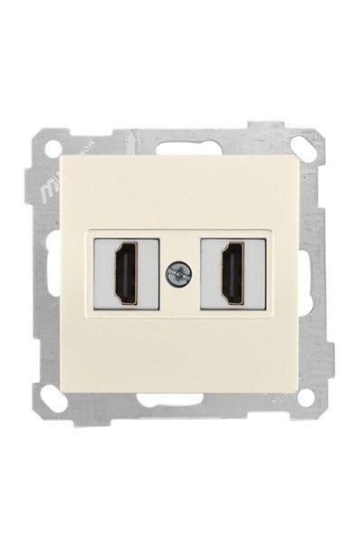 2100 458 0102Candela Mek+Tuş 2*Hdmı Priz - KremCandela Mek+Tuş 2*Hdmı Priz - Krem | MUTLUSAN{ubercoelektromarket}