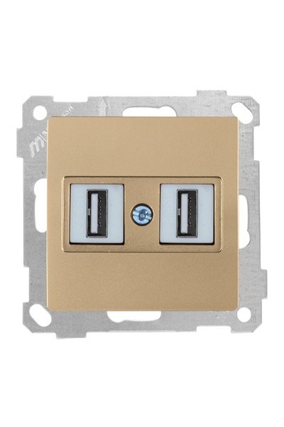 2100 456 0180Candela Mek+Tuş 2*USB Priz - Antik AltınCandela Mek+Tuş 2*USB Priz - Antik Altın | MUTLUSAN{ubercoelektromarket}