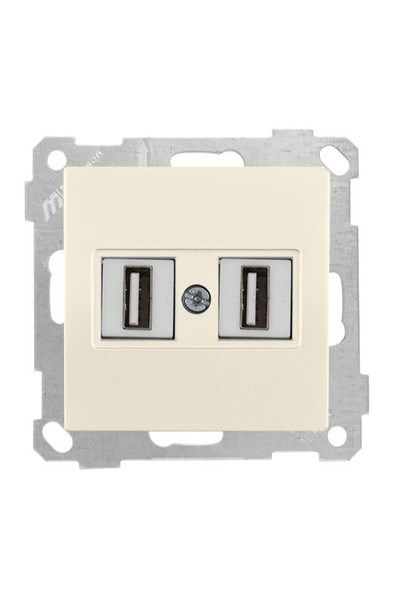 2100 456 0102Candela Mek+Tuş 2*USB Priz - KremCandela Mek+Tuş 2*USB Priz - Krem | MUTLUSAN{ubercoelektromarket}