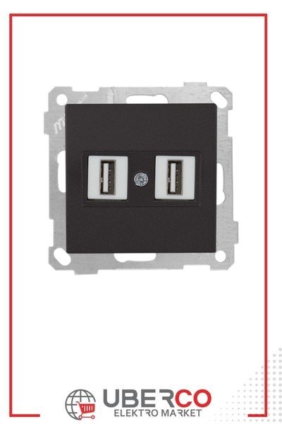 2100 456 0184Candela Mek+Tuş 2*USB Priz - SiyahCandela Mek+Tuş 2*USB Priz - Siyah | MUTLUSAN{ubercoelektromarket}