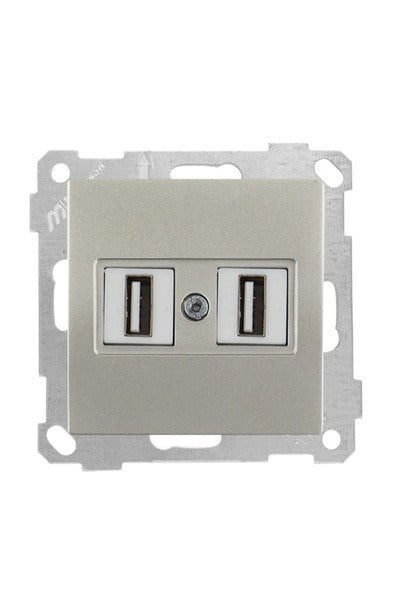 2100 456 0183Candela Mek+Tuş 2*USB Priz - TitanyumCandela Mek+Tuş 2*USB Priz - Titanyum | MUTLUSAN{ubercoelektromarket}