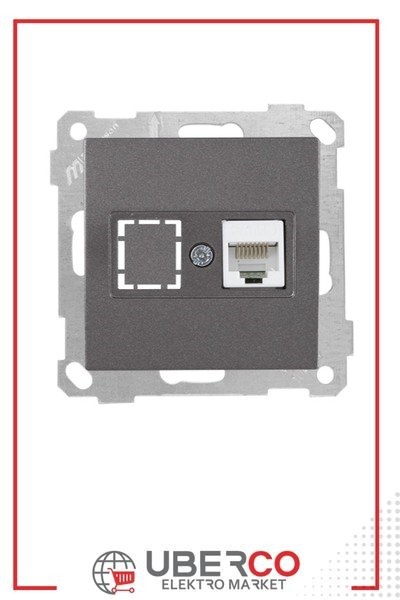 2100 136 0195Candela Mek+Tuş Data Prizi 1*Rj45 (Cat5E) - FümeCandela Mek+Tuş Data Prizi 1*Rj45 (Cat5E) - Füme | MUTLUSAN{ubercoelektromarket}