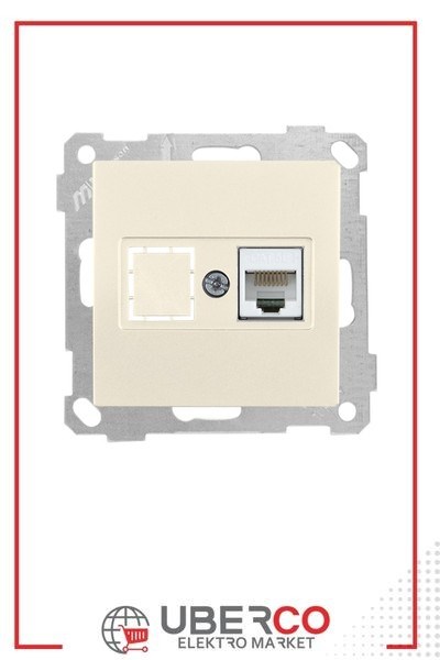 2100 136 0102Candela Mek+Tuş Data Prizi 1*Rj45 (Cat5E) - KremCandela Mek+Tuş Data Prizi 1*Rj45 (Cat5E) - Krem | MUTLUSAN{ubercoelektromarket}