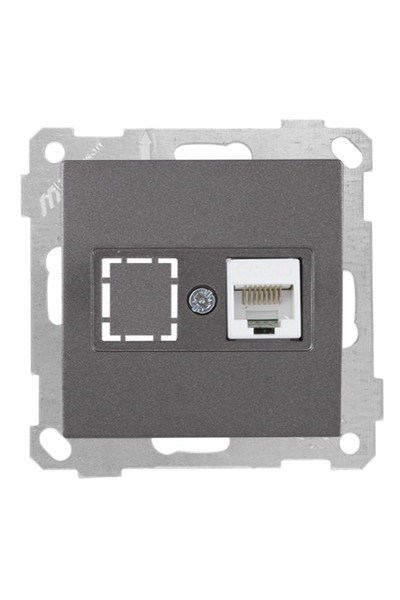 2100 136 0195Candela Mek+Tuş Data Prizi 1*Rj45 (Cat5E) - FümeCandela Mek+Tuş Data Prizi 1*Rj45 (Cat5E) - Füme | MUTLUSAN{ubercoelektromarket}