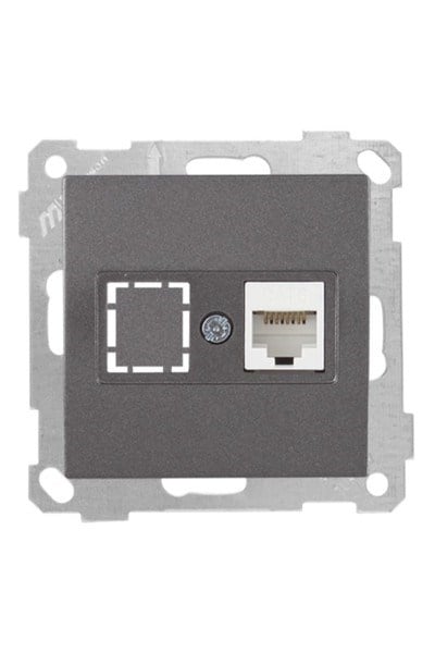 2100 140 0195Candela Mek+Tuş Data Prizi 1*Rj45 (Cat6) - FümeCandela Mek+Tuş Data Prizi 1*Rj45 (Cat6) - Füme | MUTLUSAN{ubercoelektromarket}