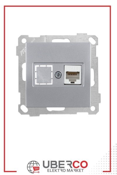 2100 140 0182Candela Mek+Tuş Data Prizi 1*Rj45 (Cat6) - İnoxCandela Mek+Tuş Data Prizi 1*Rj45 (Cat6) - İnox | MUTLUSAN{ubercoelektromarket}