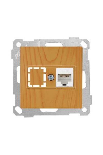 2100 140 0158Candela Mek+Tuş Data Prizi 1*Rj45 (Cat6) - MeşeCandela Mek+Tuş Data Prizi 1*Rj45 (Cat6) - Meşe | MUTLUSAN{ubercoelektromarket}