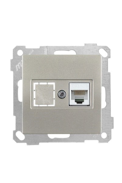 2100 136 0183Candela Mek+Tuş Data Prizi 1*Rj45 (Cat5E) - TitanyumCandela Mek+Tuş Data Prizi 1*Rj45 - Titanyum | MUTLUSAN{ubercoelektromarket}