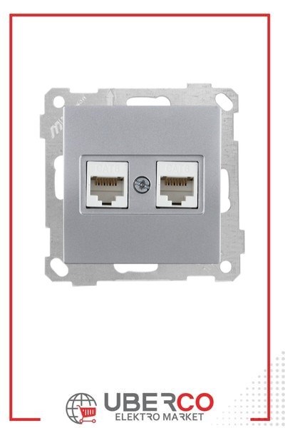 2100 141 0182Candela Mek+Tuş Data Prizi 2*Rj45 (Cat6) - İnoxCandela Mek+Tuş Data Prizi 2*Rj45 (Cat6) - İnox | MUTLUSAN{ubercoelektromarket}