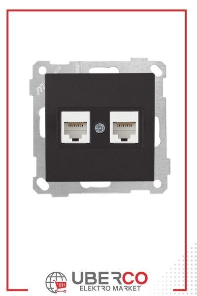 2100 141 0184Candela Mek+Tuş Data Prizi 2*Rj45 (Cat6) - SiyahCandela Mek+Tuş Data Prizi 2*Rj45 (Cat6) - Siyah | MUTLUSAN{ubercoelektromarket}