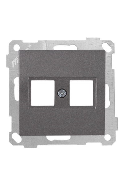 2100 137 0195Candela Mek+Tuş Data Prizi 2*Rj45 (Konnektörsüz) - FümeCandela Mek+Tuş Data Prizi 2*Rj45 (Konnektörsüz) - Füme{ubercoelektromarket}