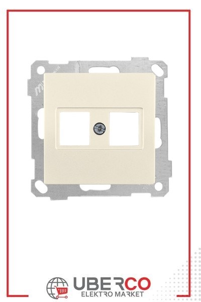 2100 137 0102Candela Mek+Tuş Data Prizi 2*Rj45 (Konnektörsüz) - KremCandela Mek+Tuş Data Prizi 2*Rj45 (Konnektörsüz) - Krem{ubercoelektromarket}
