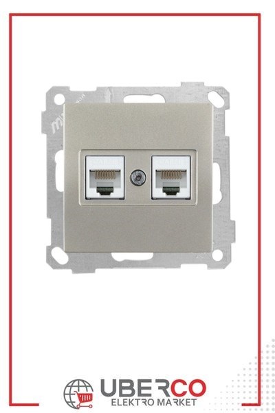 2100 138 0183Candela Mek+Tuş Data Prizi 2*Rj45 (Cat5E) - TitanyumCandela Mek+Tuş Data Prizi 2*Rj45 - Titanyum | MUTLUSAN{ubercoelektromarket}