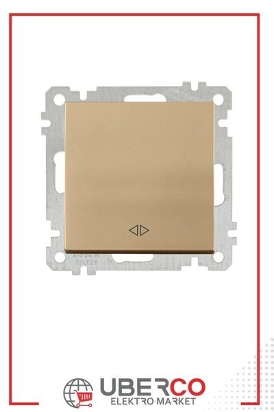 2100 408 0280Candela Mek+Tuş Deviatör (Ara Vavien)(Vidalı) - Antik AltınCandela Mek+Tuş Deviatör (Ara Vavien)(Vidalı) - Antik Altın{ubercoelektromarket}