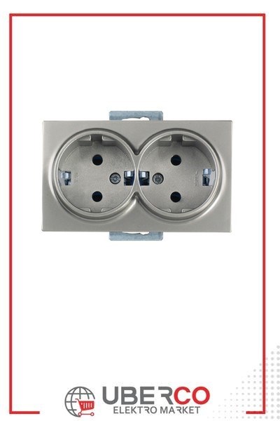 2100 200 0283Candela Mek+Tuş İkili Topraklı Priz Porselen - TitanyumCandela Mek+Tuş İkili Topraklı Priz Porselen - Titanyum{ubercoelektromarket}