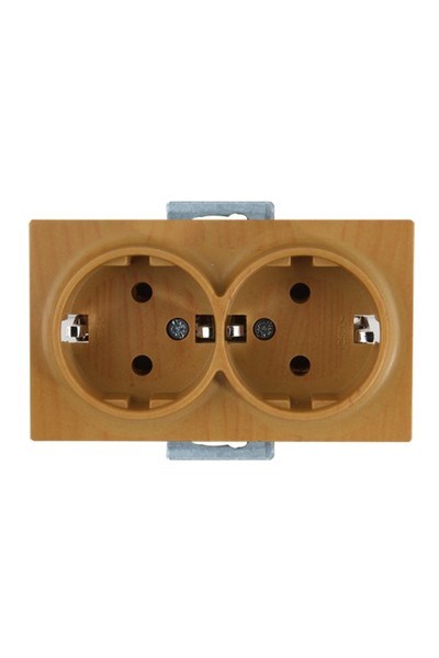 2100 200 0258Candela Mek+Tuş İkili Topraklı Priz Porselen - MeşeCandela Mek+Tuş İkili Topraklı Priz Porselen - Meşe |{ubercoelektromarket}
