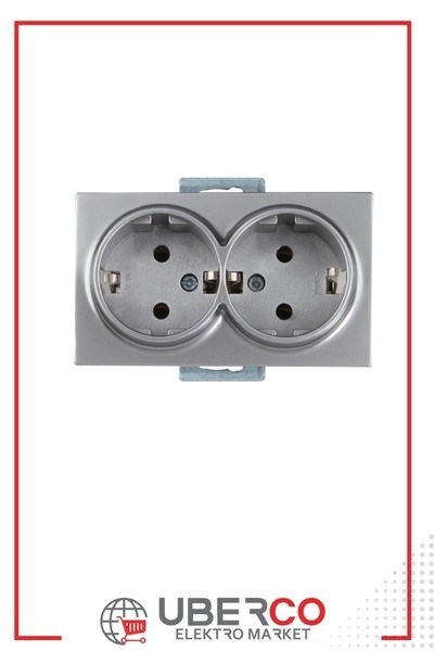 2100 200 0282Candela Mek+Tuş İkili Topraklı Priz Porselen - İnoxCandela Mek+Tuş İkili Topraklı Priz Porselen - İnox |{ubercoelektromarket}