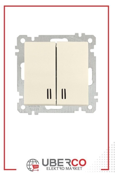 2100 426 0202Candela Mek+Tuş Işıklı Komütatör (Vidalı) - KremCandela Mek+Tuş Işıklı Komütatör (Vidalı) - Krem | MUTLUSAN{ubercoelektromarket}