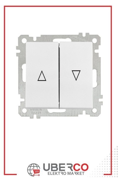 2100 406 0101Candela Mek+Tuş Jaluzi Anahtarı (Klipsli) - BeyazCandela Mek+Tuş Jaluzi Anahtarı (Klipsli) - Beyaz | MUTLUSAN{ubercoelektromarket}