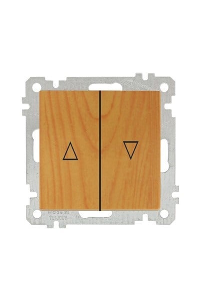 2100 406 0258Candela Mek+Tuş Jaluzi Anahtarı (Vidalı) - MeşeCandela Mek+Tuş Jaluzi Anahtarı (Vidalı) - Meşe | MUTLUSAN{ubercoelektromarket}