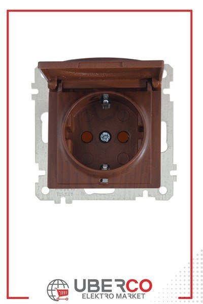 2100 611 0257Candela Mek+Tuş Kapaklı Topraklı Priz Çocuk Korumalı - CevizCandela Mek+Tuş Kapaklı Topraklı Priz Çocuk Korumalı - Ceviz{ubercoelektromarket}