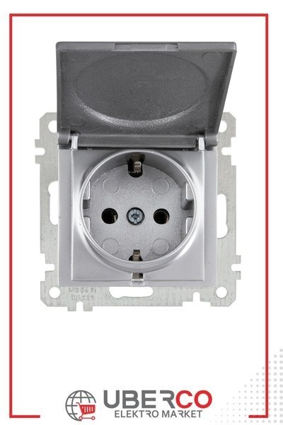 2100 610 0282Candela Mek+Tuş Kapaklı Topraklı Priz - İnoxCandela Mek+Tuş Kapaklı Topraklı Priz - İnox | MUTLUSAN{ubercoelektromarket}
