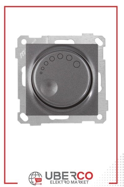 2100 440 0295Candela Mek+Tuş Rl Işıklı Dimmer 600W - FümeCandela Mek+Tuş Rl Işıklı Dimmer 600W - Füme | MUTLUSAN{ubercoelektromarket}