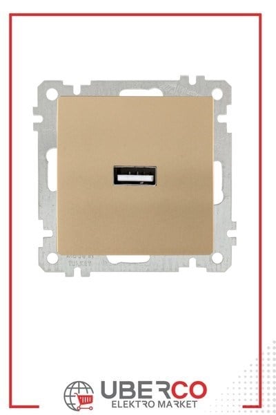 2100 448 0180Candela Mek+Tuş Tekli USB Şarj Prizi - Antik AltınCandela Mek+Tuş Tekli USB Şarj Prizi - Antik Altın |{ubercoelektromarket}