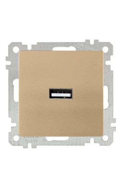 2100 448 0180Candela Mek+Tuş Tekli USB Şarj Prizi - Antik AltınCandela Mek+Tuş Tekli USB Şarj Prizi - Antik Altın |{ubercoelektromarket}