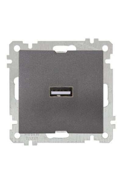 2100 448 0195Candela Mek+Tuş Tekli USB Şarj Prizi - FümeCandela Mek+Tuş Tekli USB Şarj Prizi - Füme | MUTLUSAN{ubercoelektromarket}