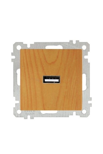 2100 448 0158Candela Mek+Tuş Tekli USB Şarj Prizi - MeşeCandela Mek+Tuş Tekli USB Şarj Prizi - Meşe | MUTLUSAN{ubercoelektromarket}