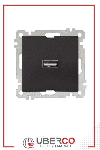2100 448 0184Candela Mek+Tuş Tekli USB Şarj Prizi - SiyahCandela Mek+Tuş Tekli USB Şarj Prizi - Siyah | MUTLUSAN{ubercoelektromarket}
